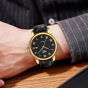 Men’s Quartz Leather banded Watch
